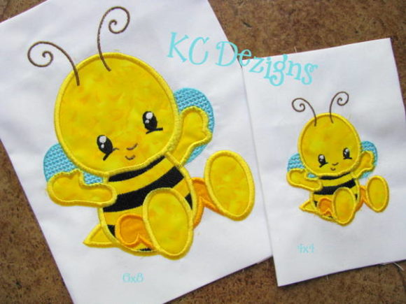 Adorable Baby Bug Bee Embroidery Design