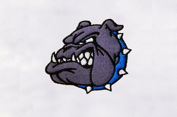 Bulldog Machine Design: A Premium Sweatshirt Embellishment