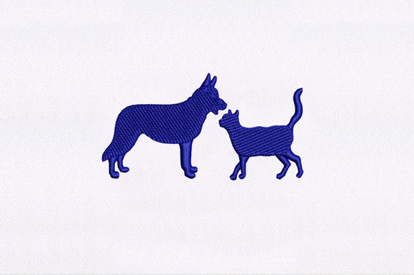 Charming Cat Dog Embroidery for Your Projects