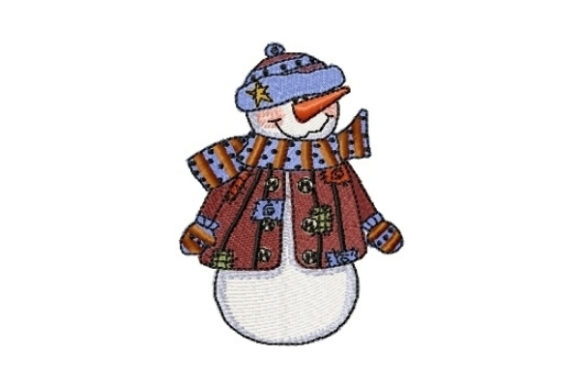 Charming Snowman Patches for Winter Projects