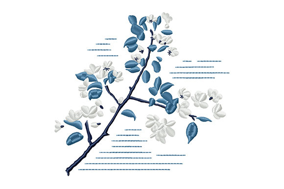 Elegant Stylized Apple Tree Branch for Craft Fairs