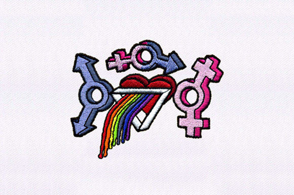 Gender Ambiguous: A Versatile Embroidery Design