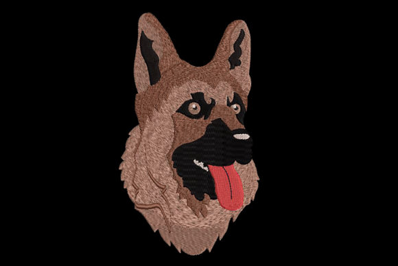 German Shepherd: A Versatile Embroidery Design