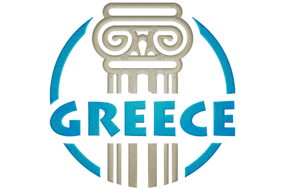 Greece Logo: A Versatile Embroidery Design