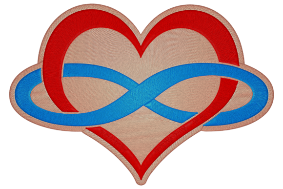Infinity Symbol of Love: A Versatile Embroidery Design