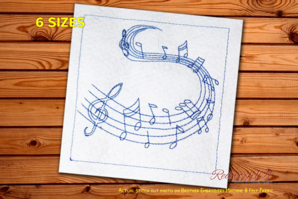 Music Notes Design: A Versatile Embroidery Choice