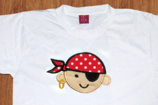 Pirate First Mate Applique for Unique Apparel