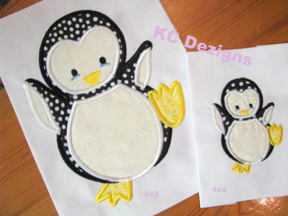 Polar Penguin Applique: A Charming Addition