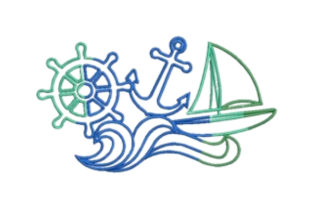 Rainbow Nautical: A Vibrant Addition to Your Embroidery Collection
