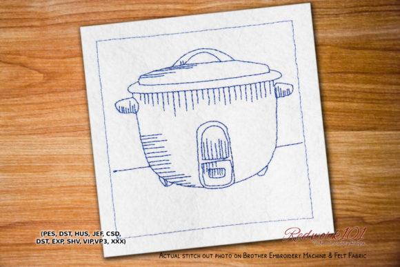 Rice Cooker Bluework: A Charming Addition